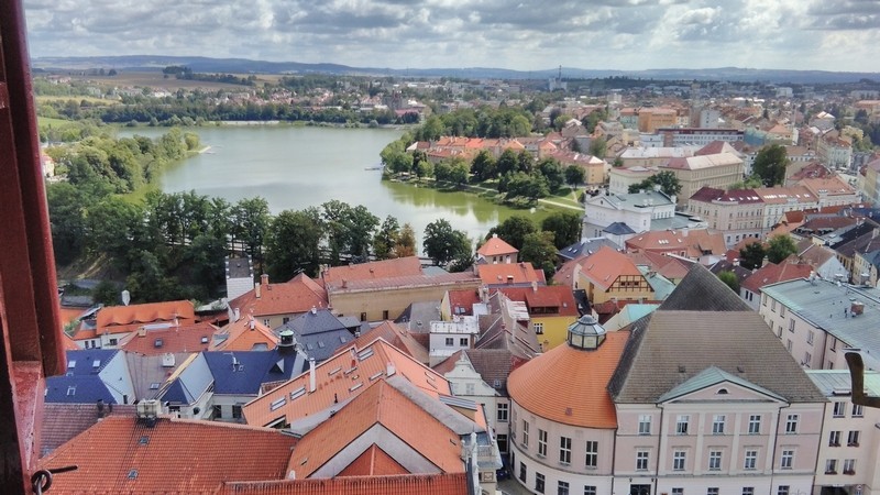 Tábor pohled z věže na Jordán