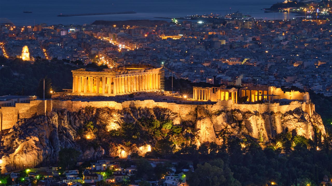 Atény - Chram v Acropolisu