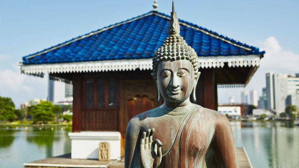 Budhistické sochy - Colombo