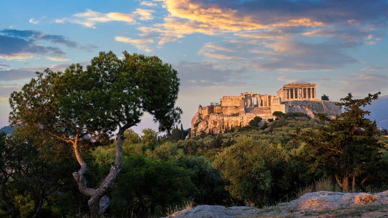 Chrám v Acropolisu - Atény