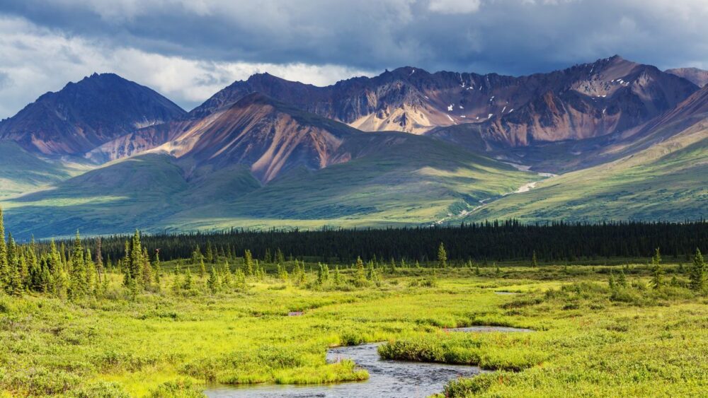 Hory a příroda na Aljašce