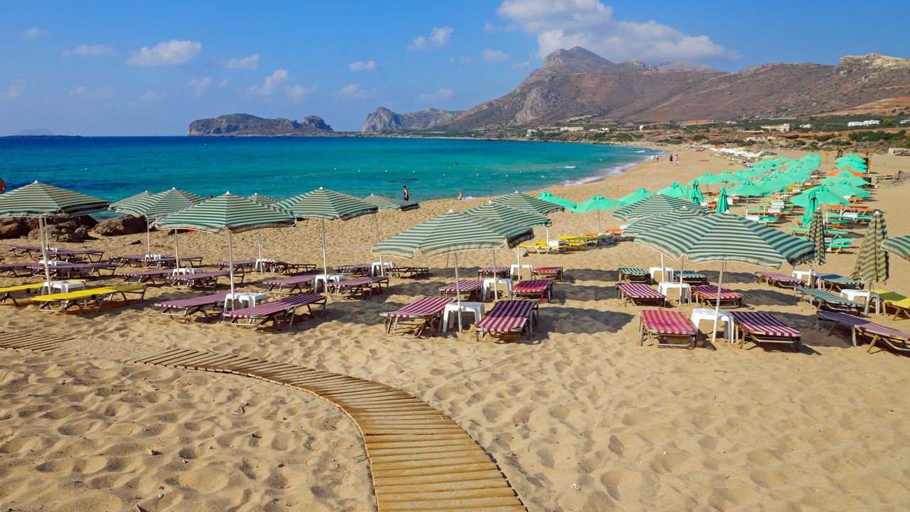 Pláže na ostrově Kréta