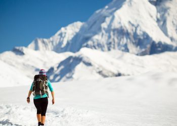 prochazka v zime na horach