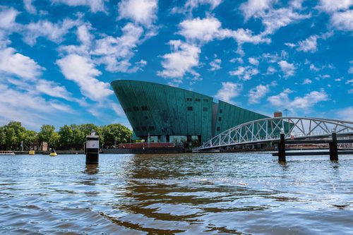 NEMO Science Center at Amsterdam Holland Netherlands. Knowledge institute educational public museum